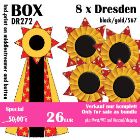 Dresden (8) p.red/gold/567 - DR272