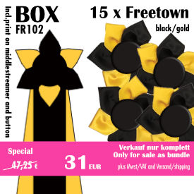 Freetown (15) black/gold - FR102