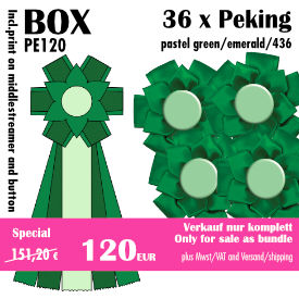 Peking (36) pastel green/emerald/436 - PE120