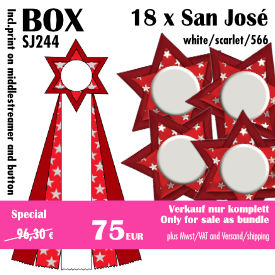 San Jose (18) white/scarlet/566 - SJ244