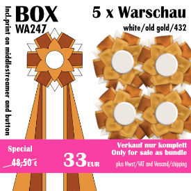 Warschau (5) white/old gold/432 - WA247