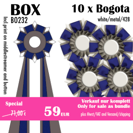 Bogota (10) white/metal/428 - BO232