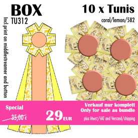 Tunis (10) coral/lemon/582 - TU312