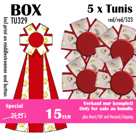 Tunis (5) red/red/523 - TU329