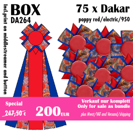 Dakar (75) poppy red/electric/950 - DA264