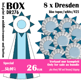 Dresden (8) bl.topaz/white/425 - DR276