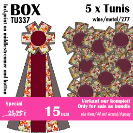 Tunis (5) wine/metal/277 - TU337