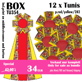 Tunis (12) p.red/yellow/282 - TU354