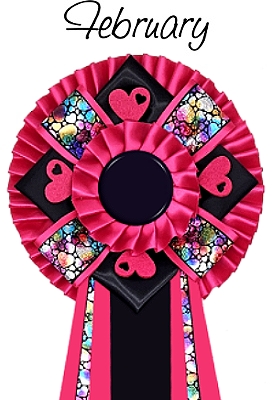 Ribbon of the month - February